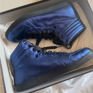 GUCCI NAPPA SILK/ OCEANO BLUE